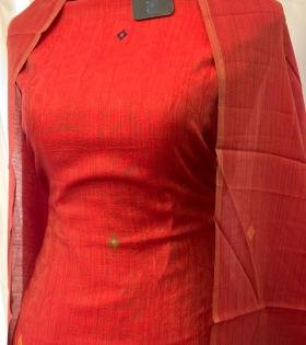 Timeless Grace in Chanderi with Jamdani Weaving - Mixed Colors