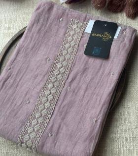 Elegant Mul Chanderi Suit Set - Mixed Colors