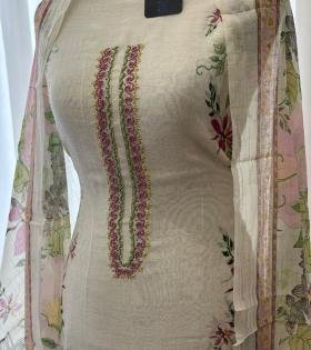 Premium Mul Chanderi Suit Set - Mixed Colors