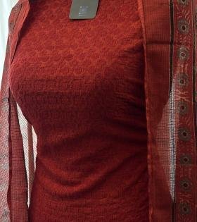 Premium Kota Ajrakh Suit Set - Mixed Colors