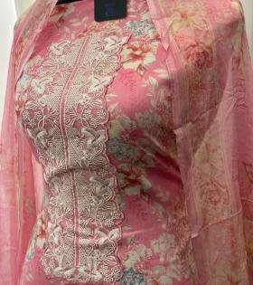 Cotton Suit Set - Rose Pink