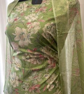 Cotton Suit Set - Emerald Green