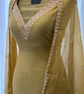 Premium Mul Chanderi Suit Set - Mixed Colors