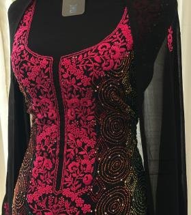 Georgette Statement Suit - Jet Black