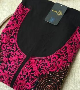 Georgette Statement Suit - Jet Black