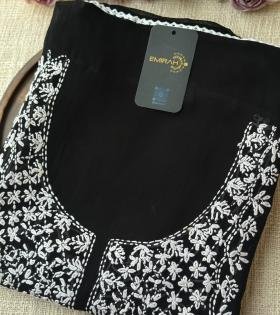 Georgette Suit - Jet Black