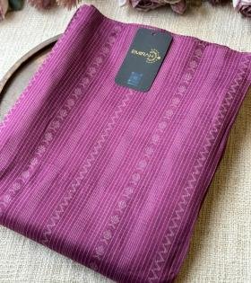 Regal Wine Tussar Silk Suit - Mixed Colors