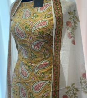 Classic Paisley Cotton Suit - Jet Black